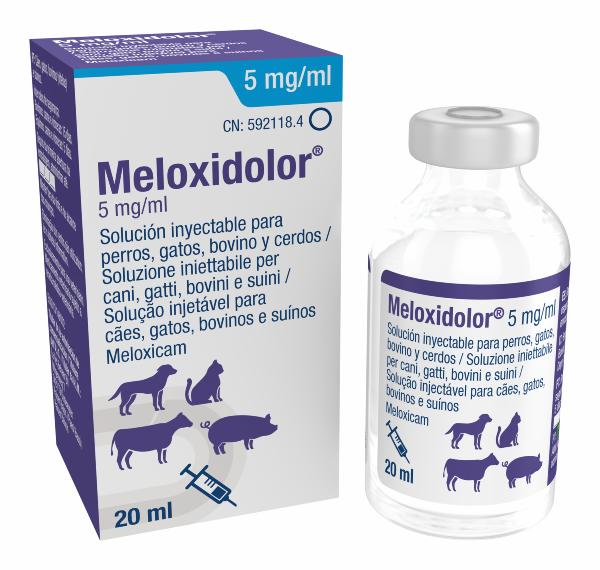 Meloxidolor 5 mg/ml solução injectável para cães, gatos, bovinos e suínos